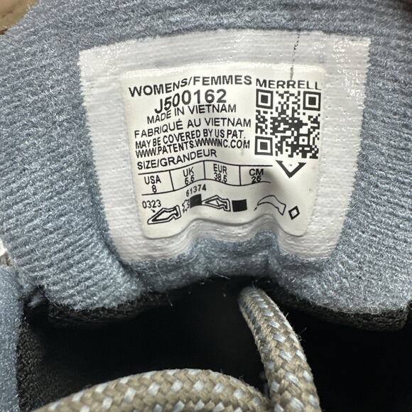 Merrell Moab 3 Mid Waterproof ‘Granite’ Grey Vibram (J500162) Women’s Size 8 - Picture 8 of 8